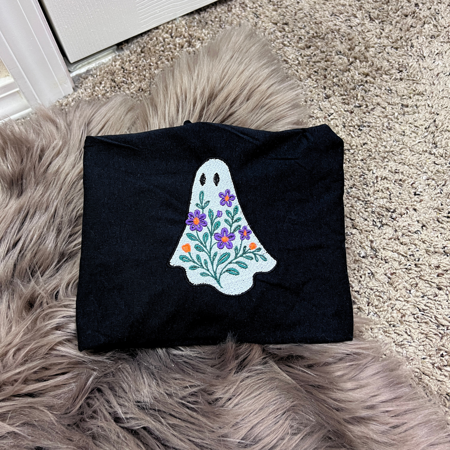 Spooky Floral Ghost
