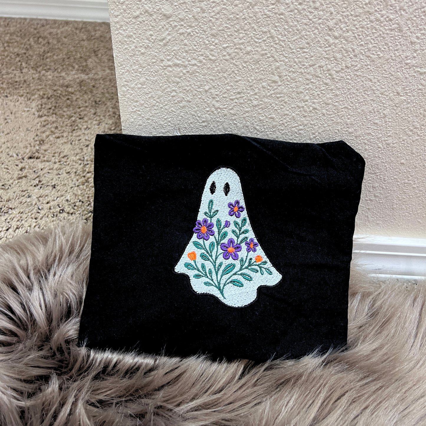 Spooky Floral Ghost