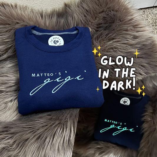 Custom Gigi + Grandbaby Classy Style GLOW-IN-THE-DARK