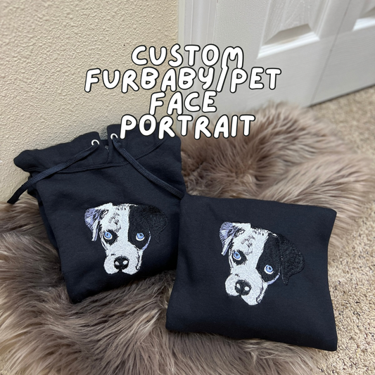 Custom Furbaby/Pet Face Portrait