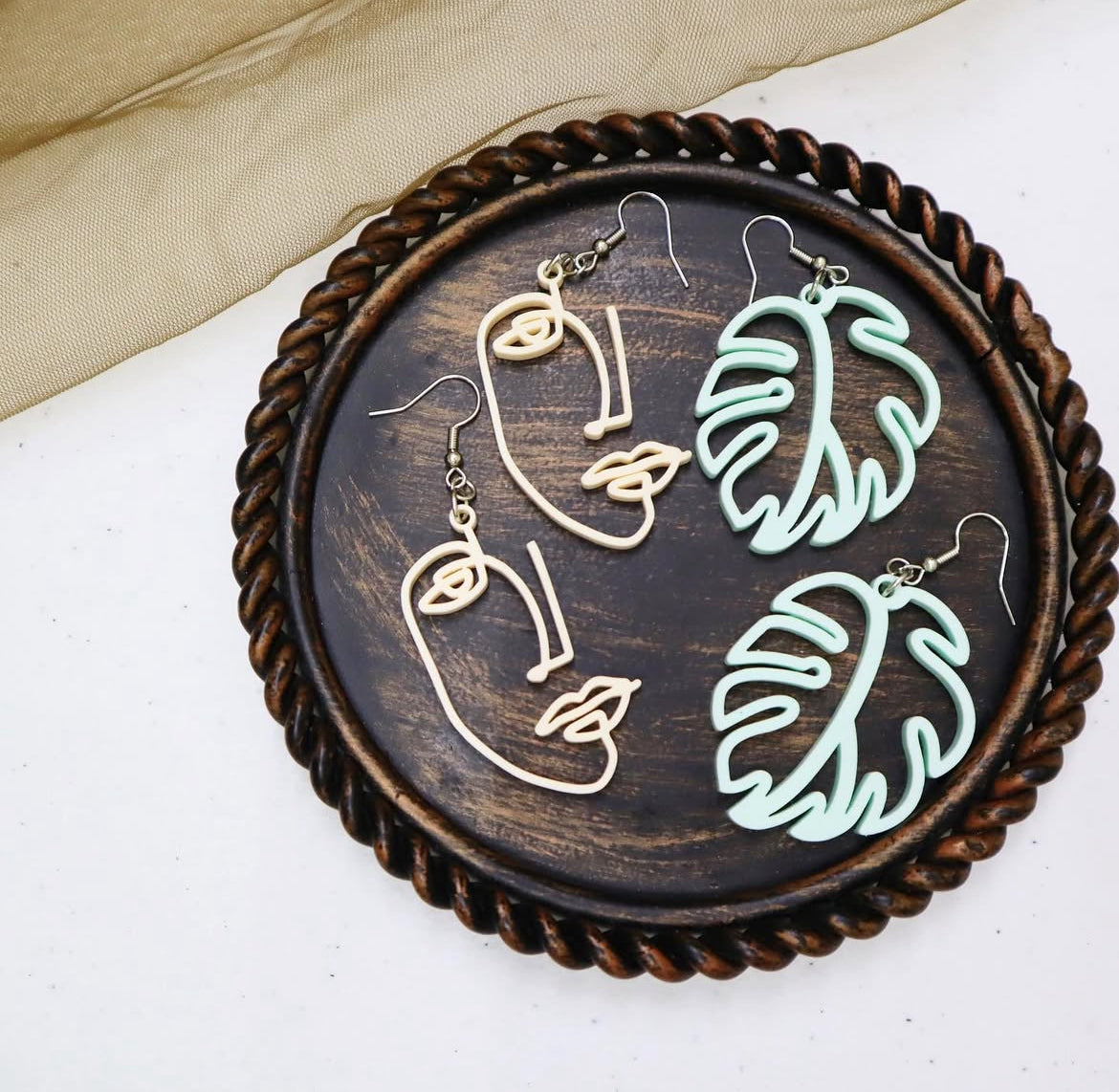 Monsterra Earrings