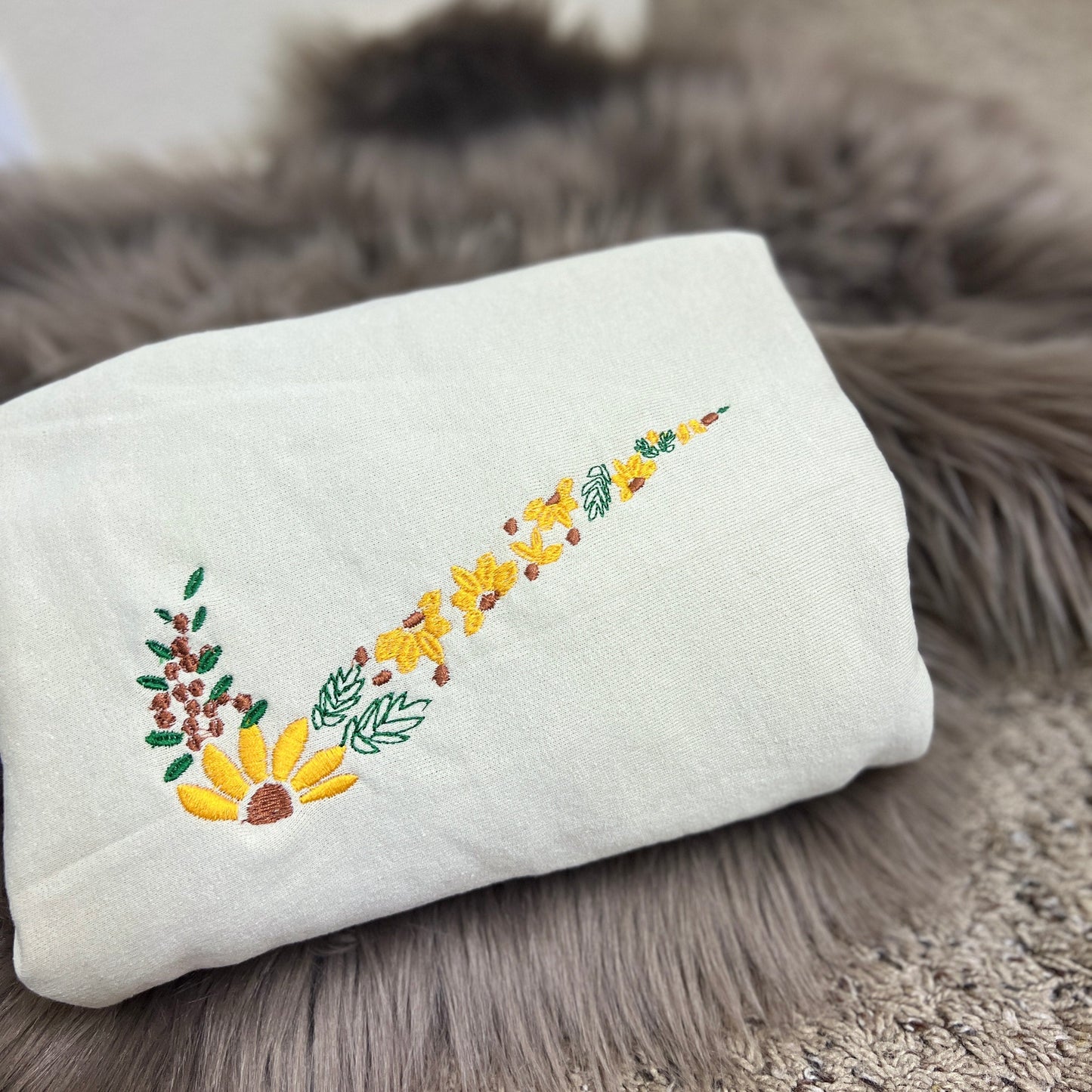 Signature Floral Check: Sunflower