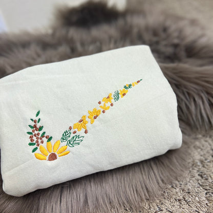 Signature Floral Check: Sunflower