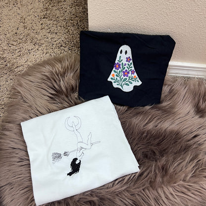 Spooky Floral Ghost