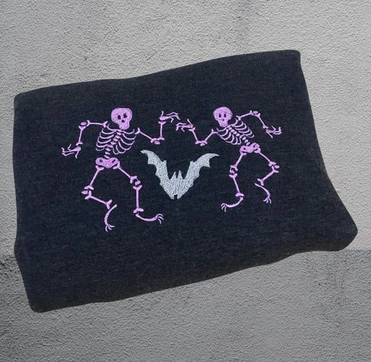 Purple Dancing Skeletons