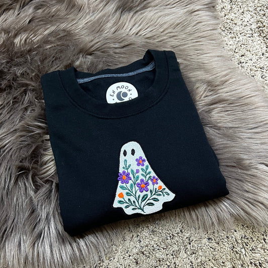 Spooky Floral Ghost